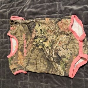 Baby Girl Carhartt Camo Onsie